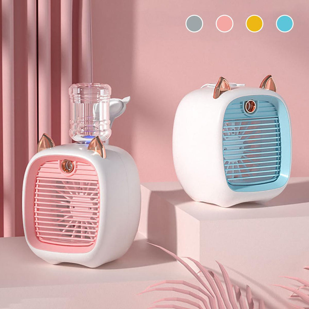 Mini Air Cooler & Humidifier 2-in-1